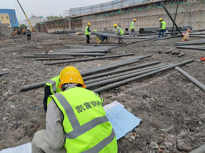 西青螺栓球网架结构